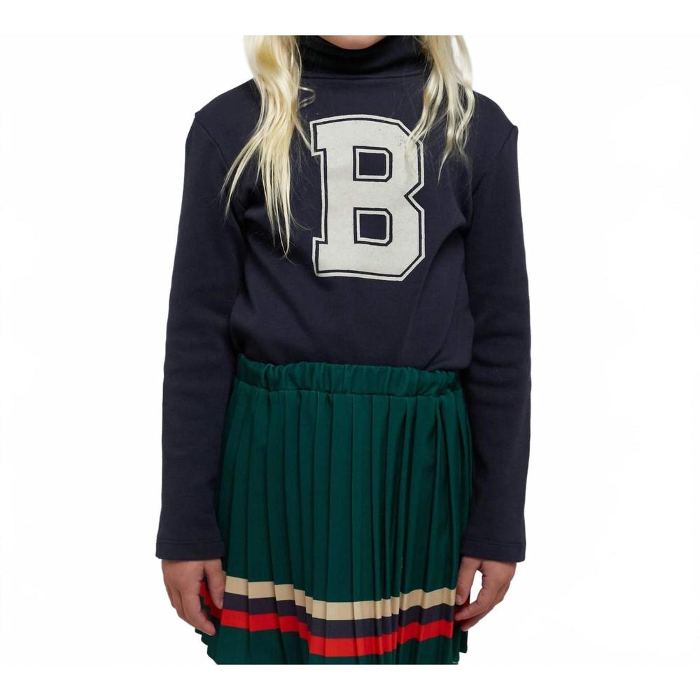 NEW BOBO CHOSES big b turtle neck tee in navy